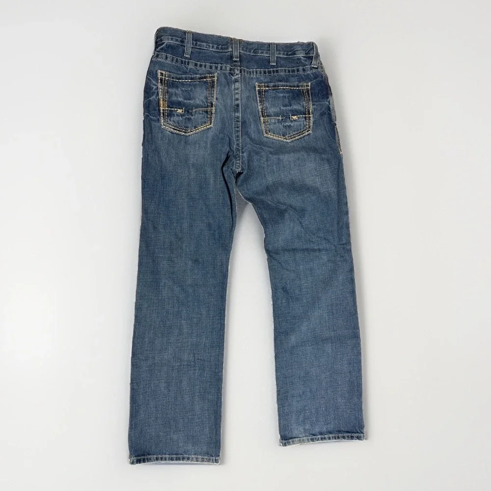 Ariat M4 Relaxed Bootcut Jeans Sz 36x34 Western Cowboy Workwear Denim
